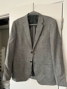 REISS Grey Blazer 40 inch